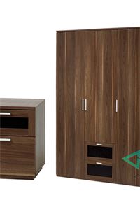 Tủ áo gỗ óc chó hiện đại 02
